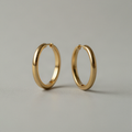 Gold-Tone Huggie Hoop Earrings