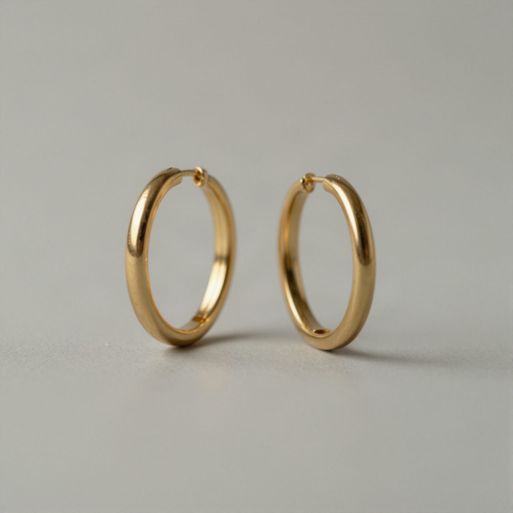 Gold-Tone Huggie Hoop Earrings