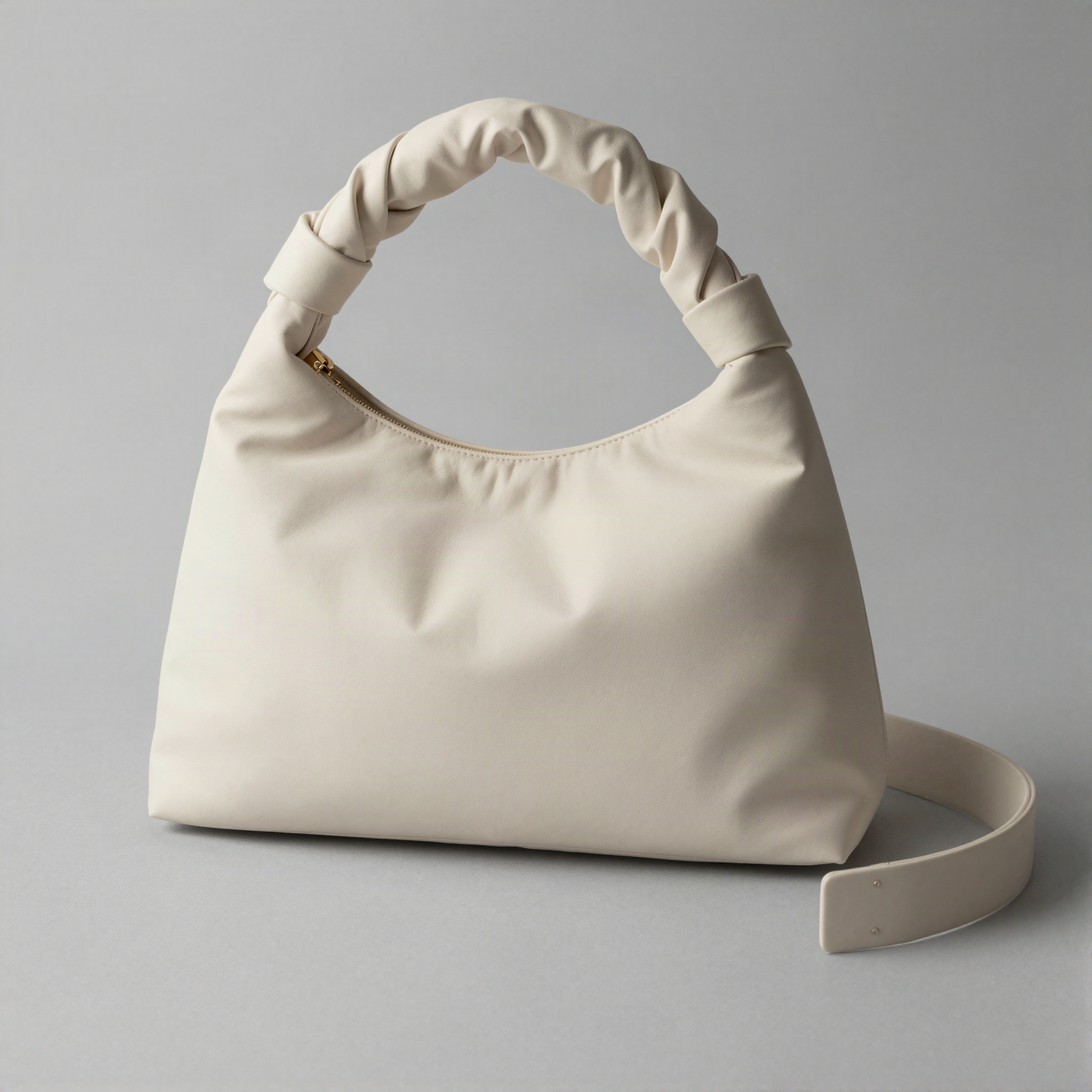 Ruched Cloud Puffer Shoulder Bag