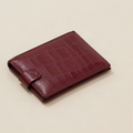 Textured Croc-Effect Wallet