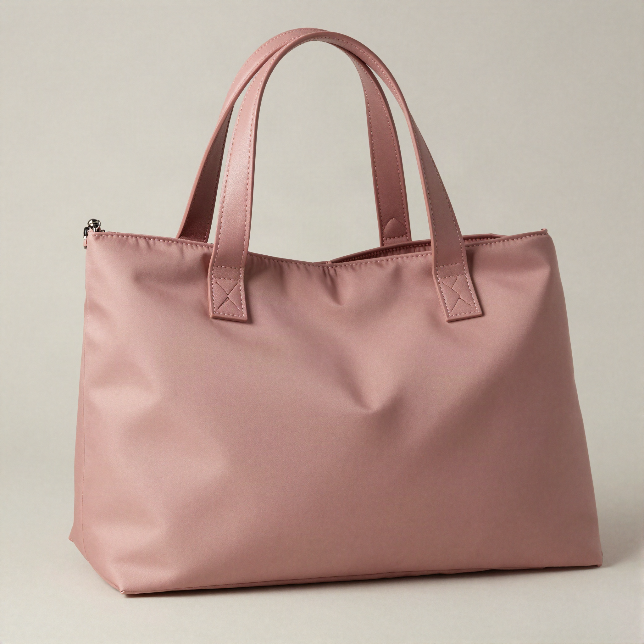 Pleated Nylon Foldable Shoulder Bag