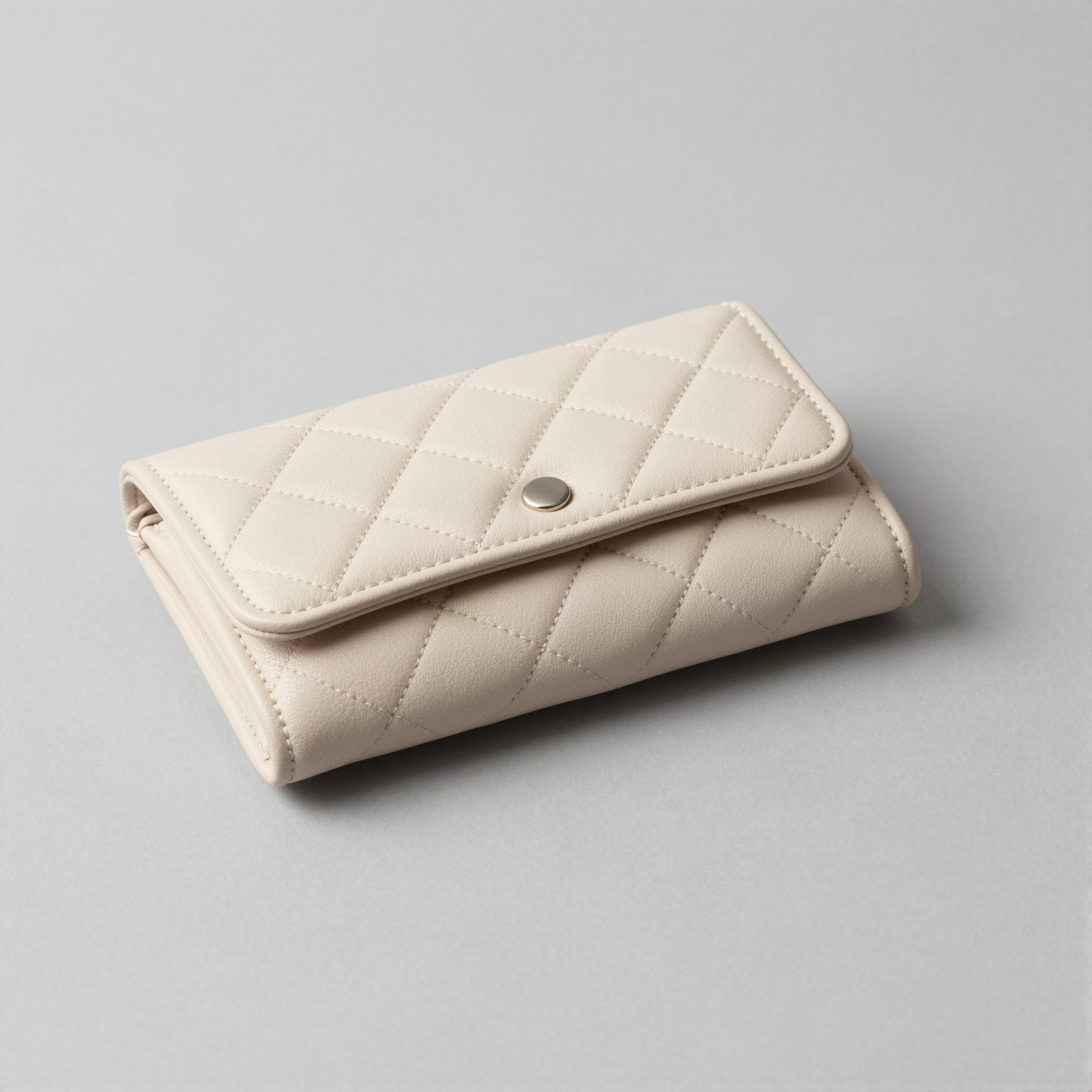Quilted Snap Wallet
