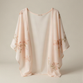 Sheer Floral Print Stole